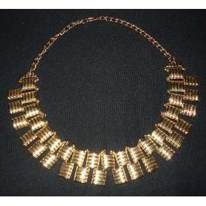  Goldtone Link Necklace 
