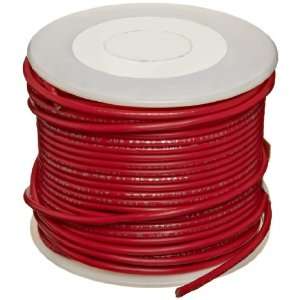 UL1007 Commercial Copper Wire, Bright, Red, 20 AWG, 0.032 
