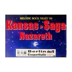   Rock Night 1990 with Saga and Nazareth(Q) Music Poster