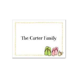  Flip Flop Family Of 3 Folded Notecard Health & Personal 