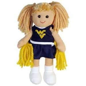  West Virginia University Plush Cheerleader Small 1 Case 