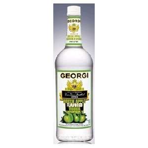  Georgi Vodka Green Apple 1 Liter Grocery & Gourmet Food