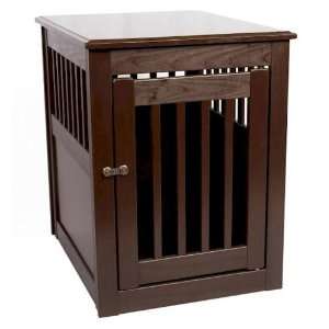  End Table Pet Crate   Large/Mahogany