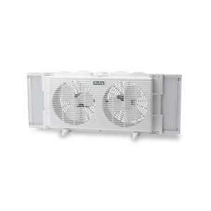  Air King 9137 Twin Table Window Fan With EZ Click Exper 