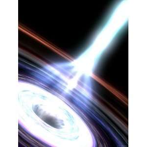 Gamma Rays in Galactic Nuclei Premium Poster Print by Stocktrek Images 