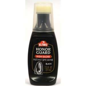  Kiwi Honor Guard High Gloss Instant Spit shine, Black, 2.5 