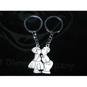  KBF0014 Kissing Love couple keychain   Gift for couples 