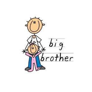 Big Brother with Baby Sister Tshirts and Gifts Greeting Card