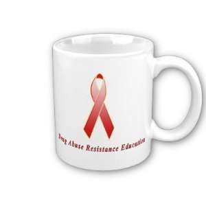  Drug Abuse Resistance Education Awareness Ribbon Coffee 