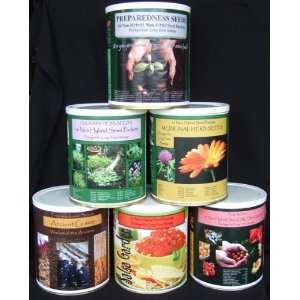 Preparedness Seeds   The Ultimate Seed Supply #10 Cans  