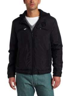  Kenneth Cole Reaction Mens Nylon Hoodie with Removable 
