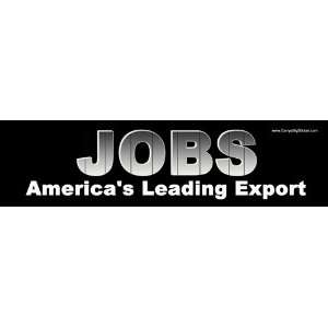 JOBS Americas Leading Export. Mini Sticker.