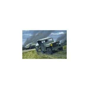  Jeep Willys w/Trailer 1/35 Heller Toys & Games