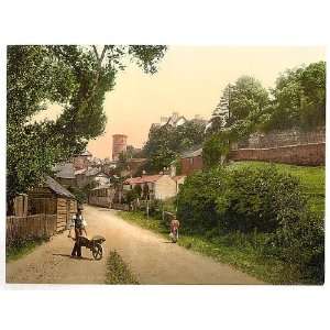  Castle tower,Ross on Wye,England,1890s
