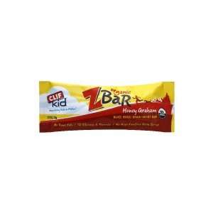  CLIF Kid Organic ZBar, Honey Graham Flavor, 1.27 oz, (pack 