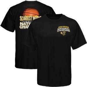   National Champions Scariest Words T shirt   Black