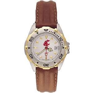  Washington State Cougars Ladies All Star Leather Watch 
