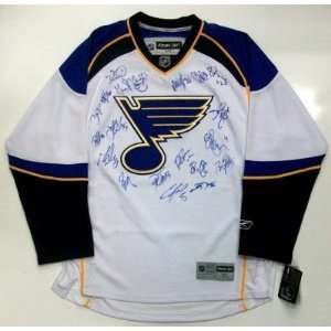   St. Louis Blues Team Signed Jersey Backes Oshie