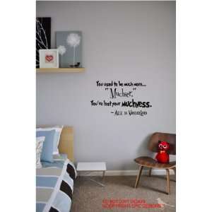   muchness. cute Wall art Wall sayings Wall quote decal