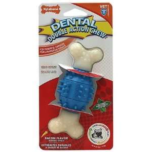  Double Action Dental Chew Ball   Blue & Natural (Quantity 