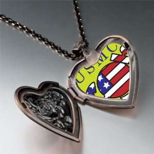  American Usmc Sailor Pendant Necklace Pugster Jewelry