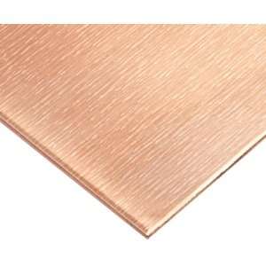  Copper 110 Sheet, Half Hard Temper, ASTM B152, 3/16 Thick 