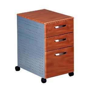   Eastwinds 3 Drawer Mobile Wood , Metal Filing Cabinet