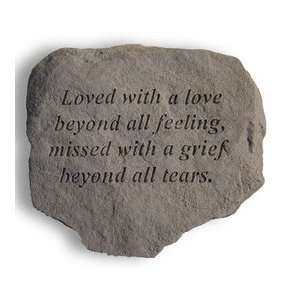  Loved With A Love Memorial Stone Patio, Lawn & Garden