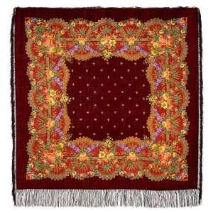  100% Pavlovo Posad Shawl The first week after Easter 