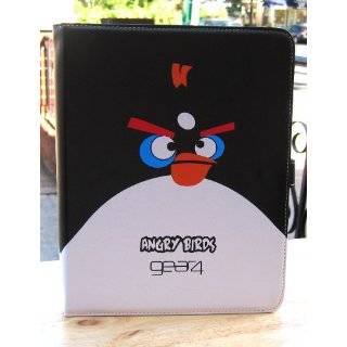  Angry bird red cute style leather case bag for ipad 2 
