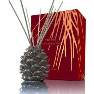  Thymes Frazier Fur Pinecone Reed Diffuser Patio, Lawn 
