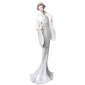  Yukai Happy Woman Slim Porcelain Figurine