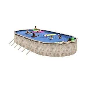 Yukon 30yr Warranty 15ft x 24ft Oval 52 Resin Above Ground Pool with 