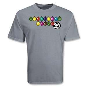  365 Inc Christmas Balls Soccer T Shirt