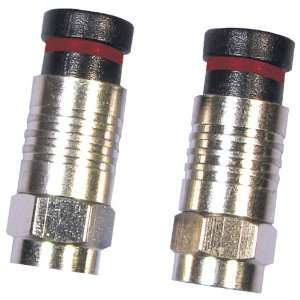   Compression F Connectors, 50 Pack, Rg59   Red Band Electronics