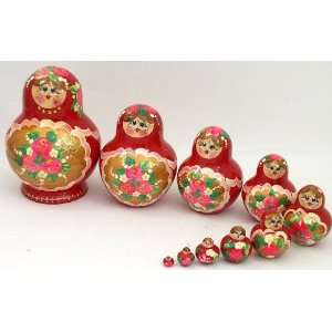  10 pcs. Russian Nesting Doll (#3032) 