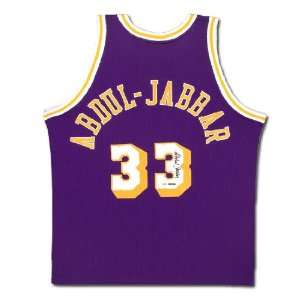  Kareem Abdul Jabbar Autographed Los Angeles Lakers 