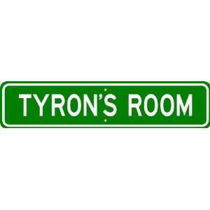  TYRON ROOM SIGN   Personalized Gift Boy or Girl, Aluminum 