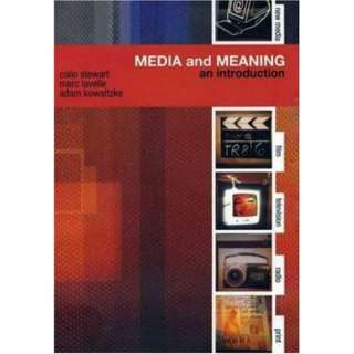 Media and Meaning An Introduction Stewart C. et al 9780851708430 