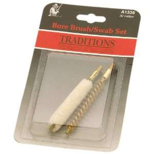   Muzzleloader Cleaning Brush and Swab Set .32 caliber, 10/32 threads