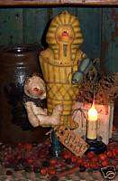 Primitive Halloween Mummy Doll Tomb Ornie Pattern #349  
