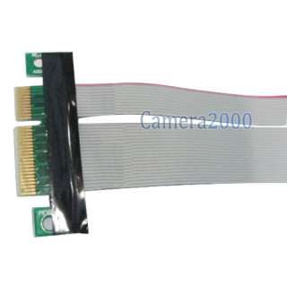 PCI E 4x Riser PCI Express 4X slot with flexible cable  