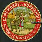 Vintage French Cheese Label Fromage Camembert Fabrique En Bassigny 