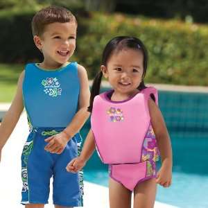   Leisure Floatation Swim Trainer BLUE SM/MD (20 33 lbs.) Toys & Games