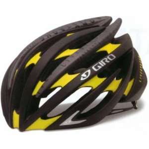 GIRO 2012 AEON Cycling Road Bike Helmet Matte Black/Yellow Livestrong 