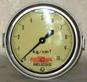 Helicoid 3 1/2 10 Kg/cm2 Pressure Gauge E3P3C1D2X0000  