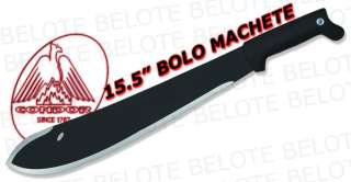 Condor 15.5 Bolo Machete Carbon Steel With Leather Sheath CTK227 15HC 