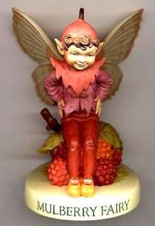 Retired Cicely Mary Barker Mulberry Flower Garden Fairy Ornament 