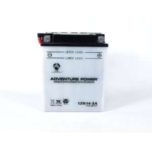   12V Standard Battery with Acid Pack 12N14 3A