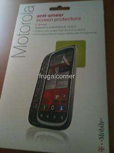   OEM T Mobile Motorola Cliq 2 MB611 Anti Smear Screen Protector  